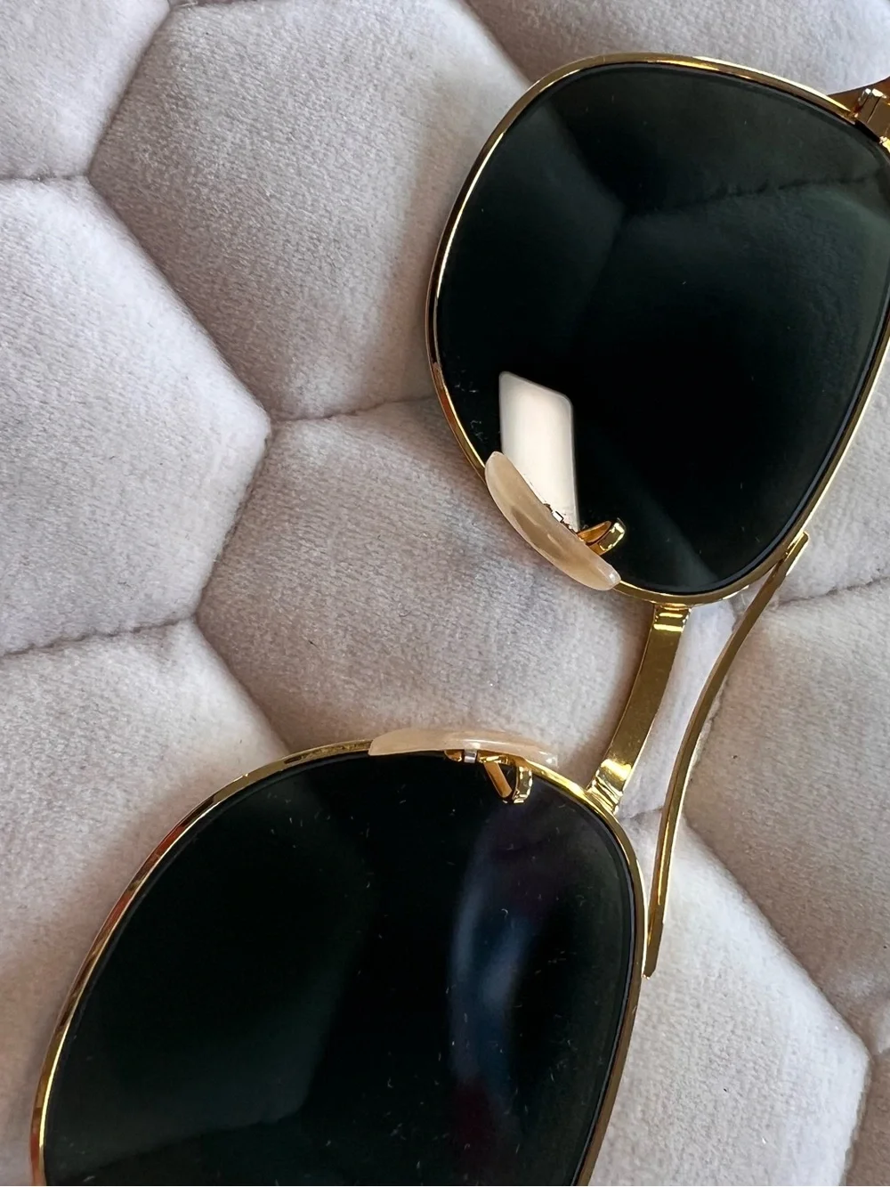 Vintage original Bausch and Lomb  Ray-Ban Gold Sunglass, G-15 green  Lenses.